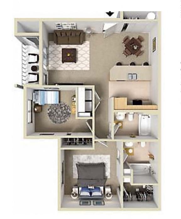 Floor Plans of COPPER MOUNTAIN in RICHLAND, WA